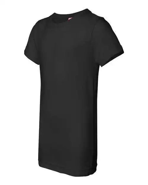 Lat 2616 Girls’ Fine Jersey Tee Black