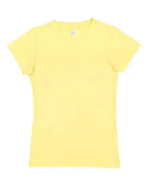 Lat 2616 Girls’ Fine Jersey Tee Butter