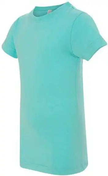 Lat 2616 Girls’ Fine Jersey Tee - Caribbean
