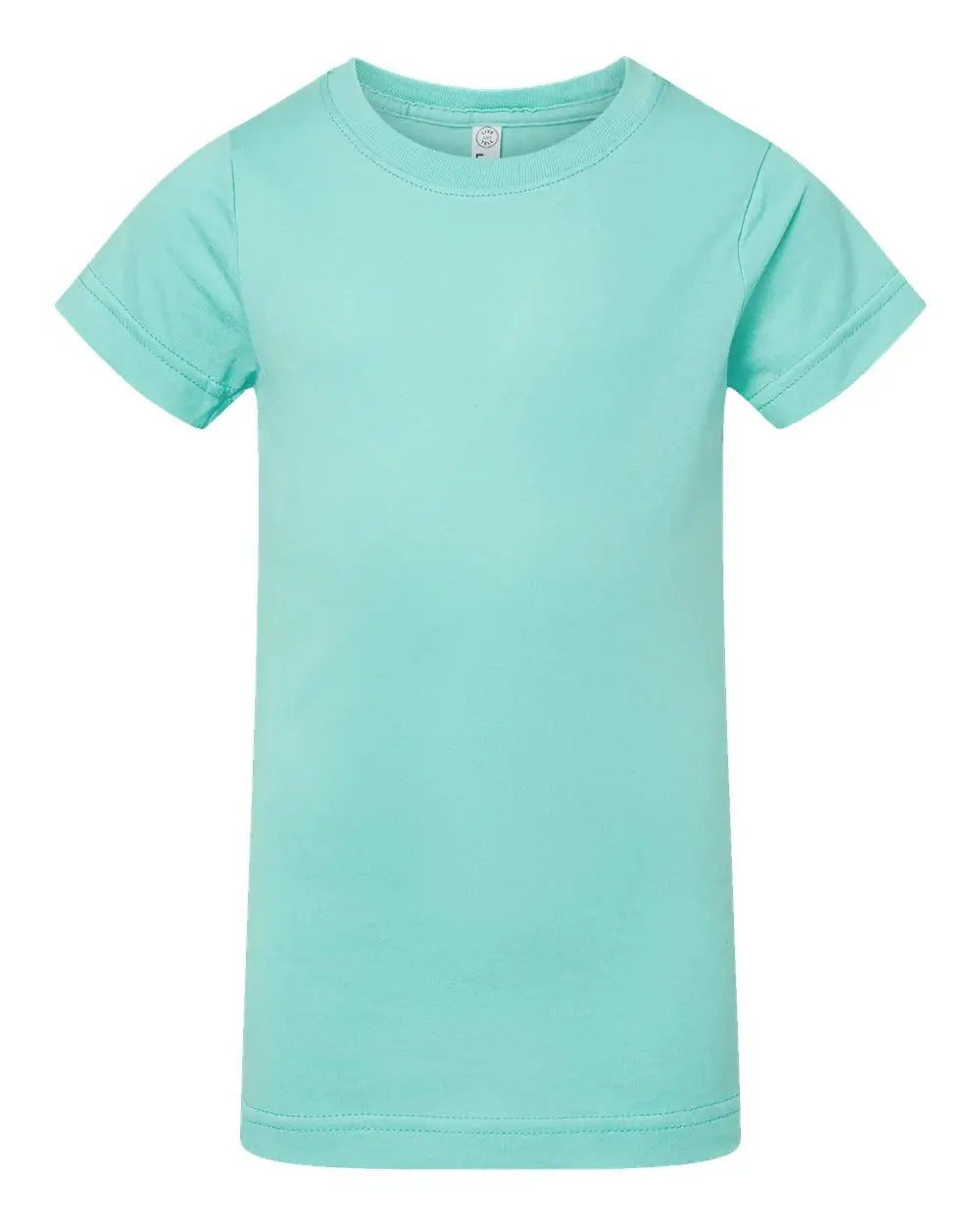 Lat 2616 Girls’ Fine Jersey Tee - Chill - Green / Xs