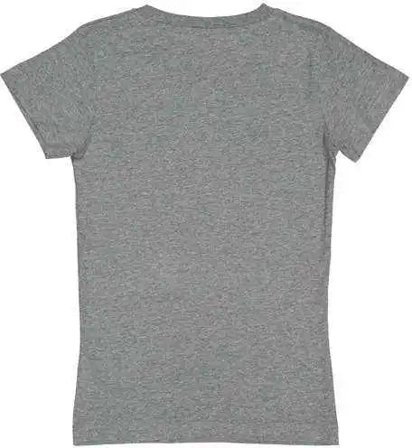 Lat 2616 Girls’ Fine Jersey Tee Granite Heather