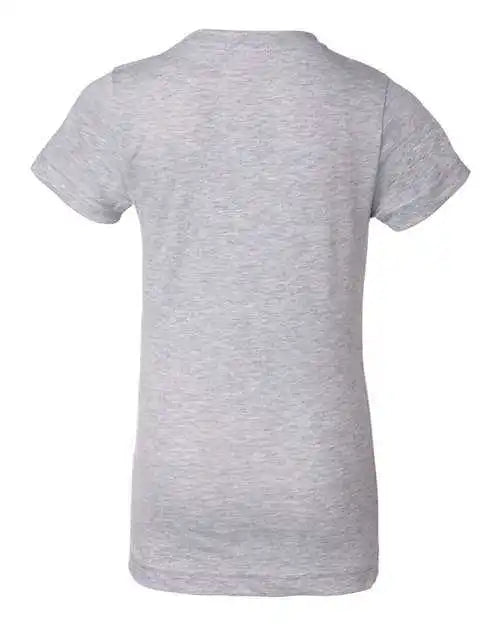 Lat 2616 Girls’ Fine Jersey Tee Heather