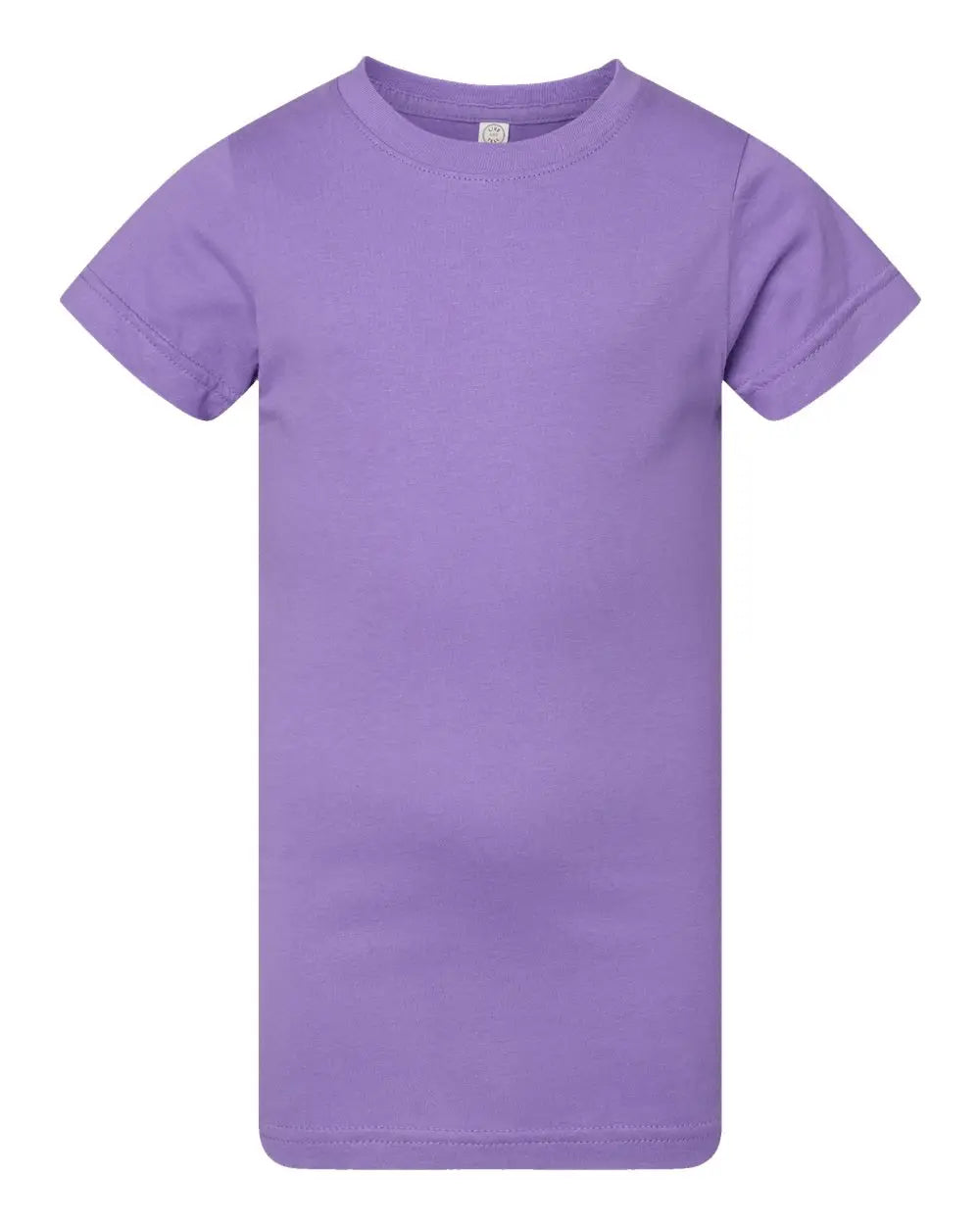 Lat 2616 Girls’ Fine Jersey Tee - Lavender - Purple / Xs