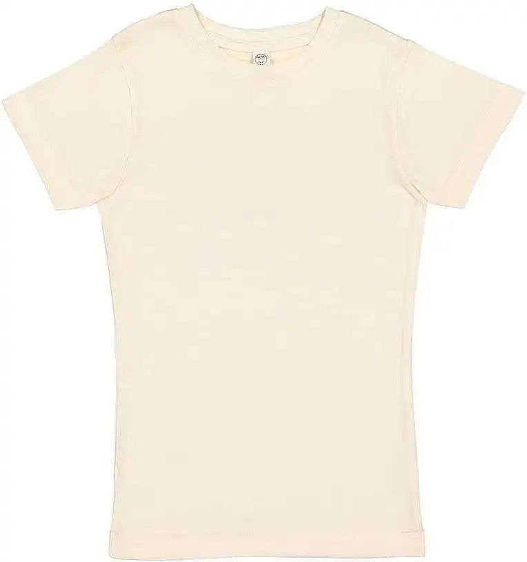 Lat 2616 Girls’ Fine Jersey Tee Natural