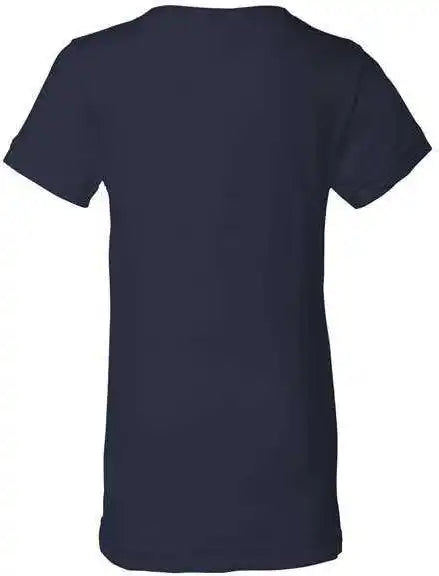 Lat 2616 Girls’ Fine Jersey Tee Navy
