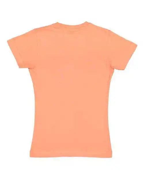 Lat 2616 Girls’ Fine Jersey Tee Papaya