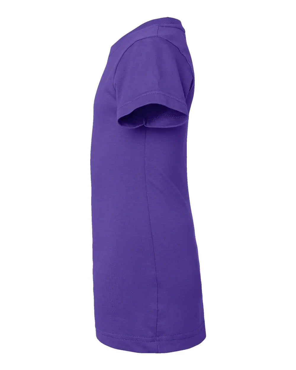Lat 2616 Girls’ Fine Jersey Tee - Purple