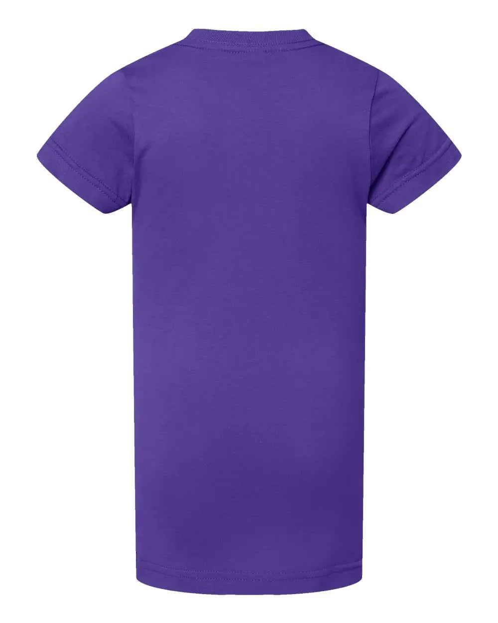 Lat 2616 Girls’ Fine Jersey Tee - Purple - Xs