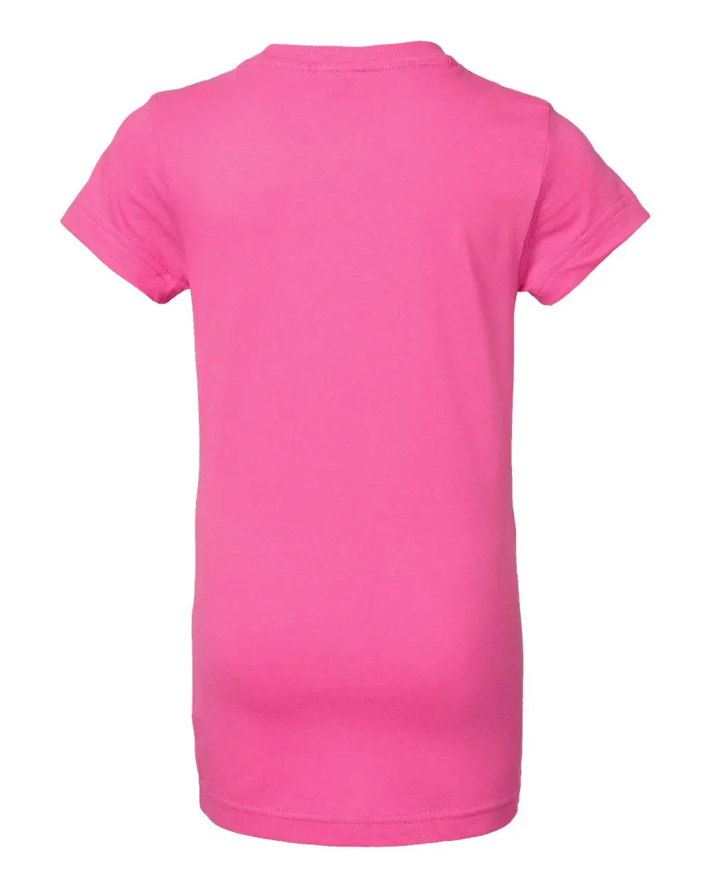 Lat 2616 Girls’ Fine Jersey Tee - Raspberry
