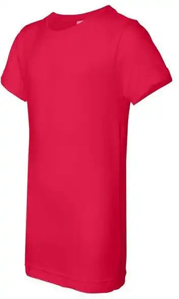 Lat 2616 Girls’ Fine Jersey Tee Red