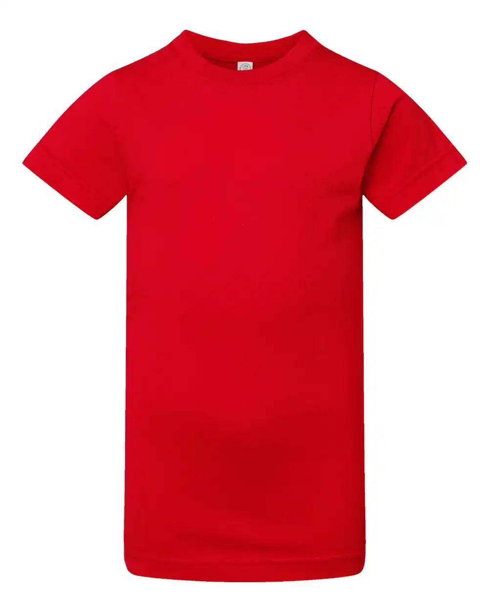 Lat 2616 Girls’ Fine Jersey Tee - Red - Xs