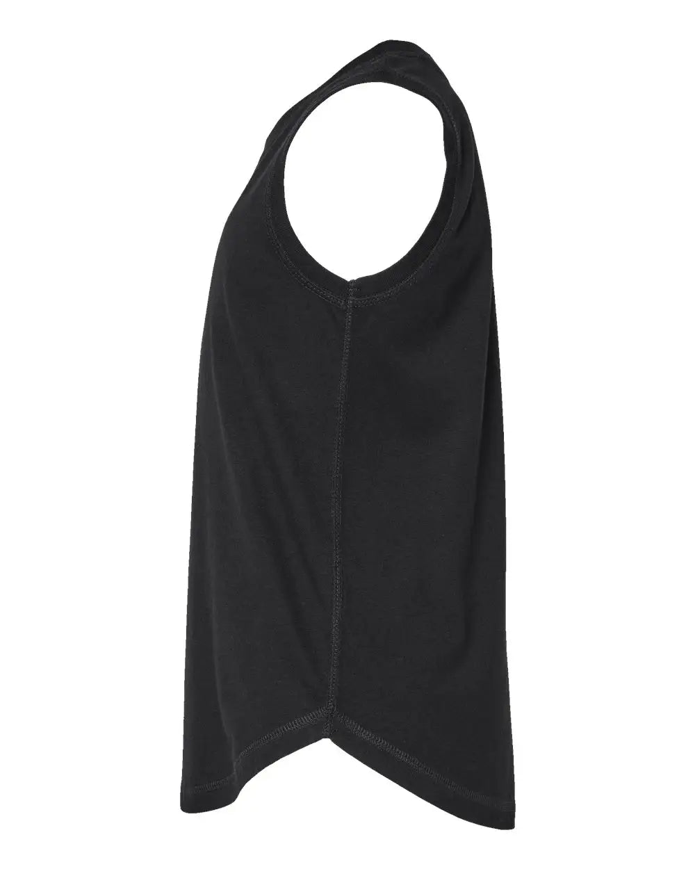 Lat 2692 Girls’ Relaxed Fine Jersey Tank - Black