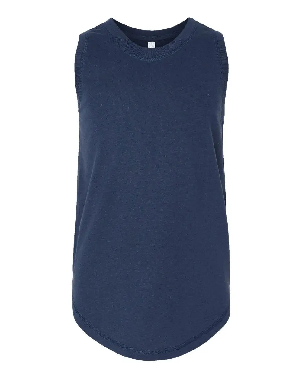 Lat 2692 Girls’ Relaxed Fine Jersey Tank - Denim