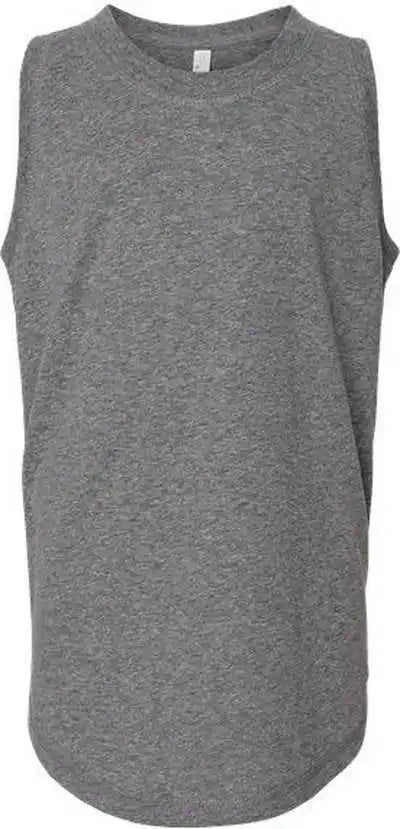 Lat 2692 Girls’ Relaxed Fine Jersey Tank Granite Heather