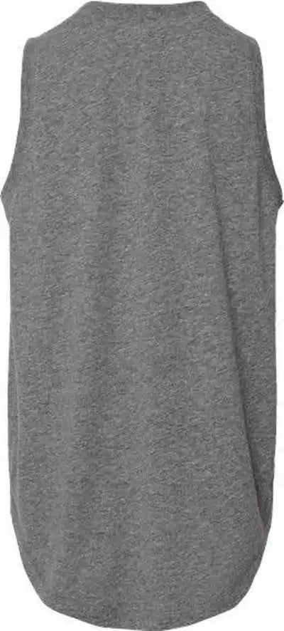 Lat 2692 Girls’ Relaxed Fine Jersey Tank Granite Heather