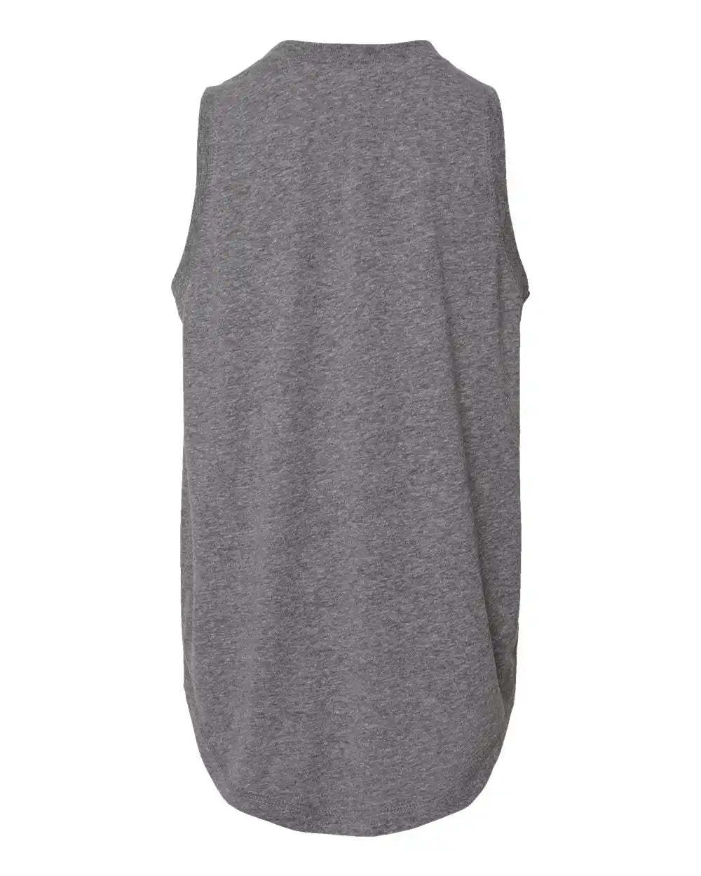 Lat 2692 Girls’ Relaxed Fine Jersey Tank - Granite Heather - Xs