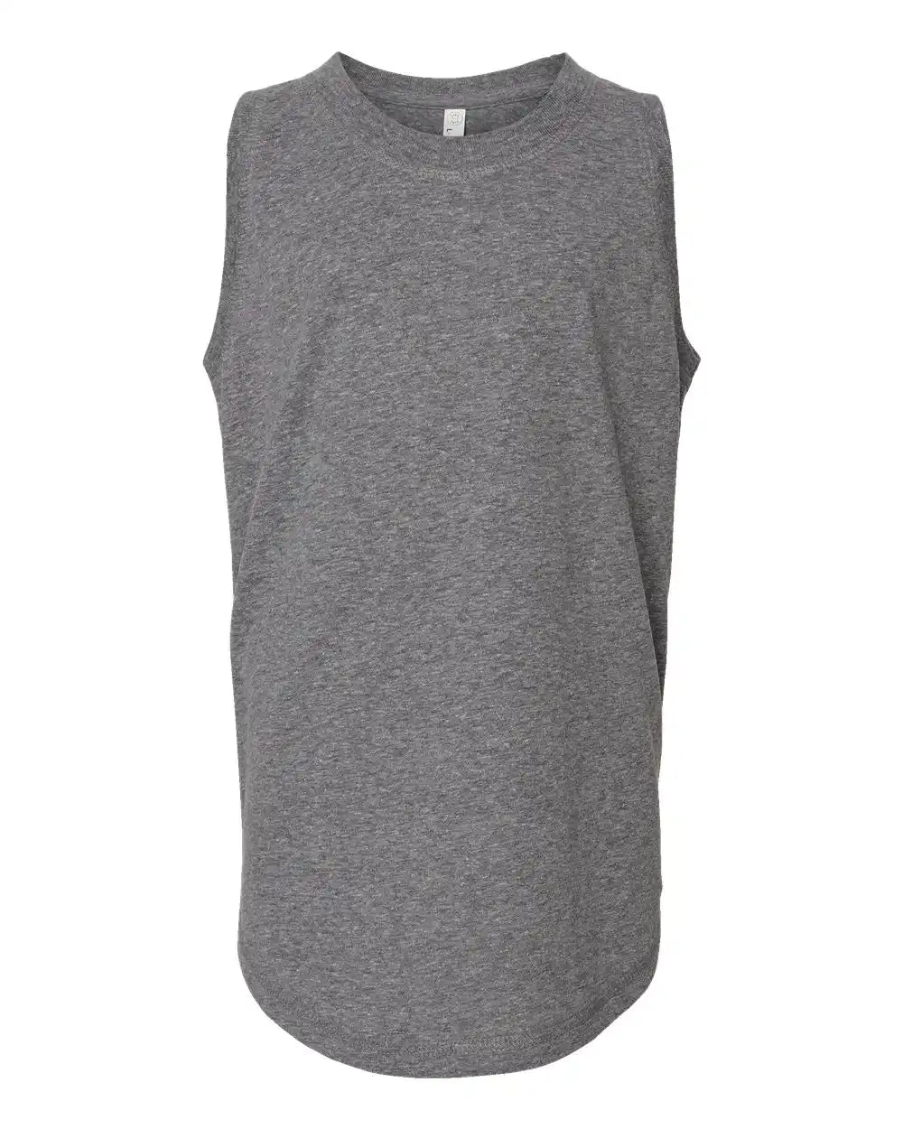 Lat 2692 Girls’ Relaxed Fine Jersey Tank - Granite Heather - Xs