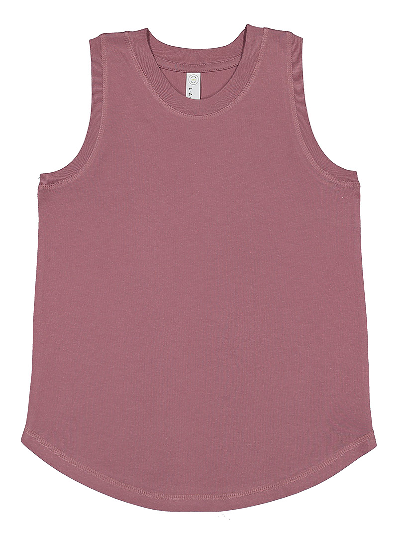 Lat 2692 Girls’ Relaxed Fine Jersey Tank - Orchid