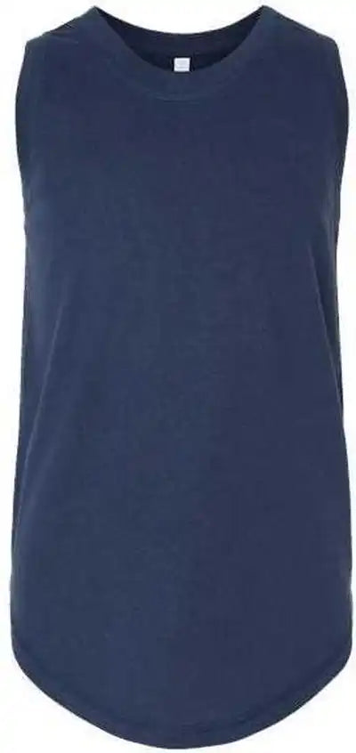 Lat 2692 Girls’ Relaxed Fine Jersey Tank Top - Denim