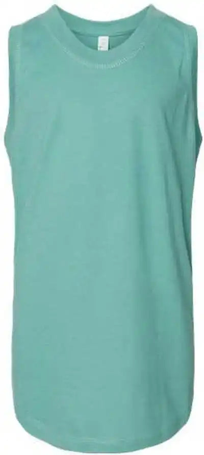 Lat 2692 Girls’ Relaxed Fine Jersey Tank Top - Saltwater