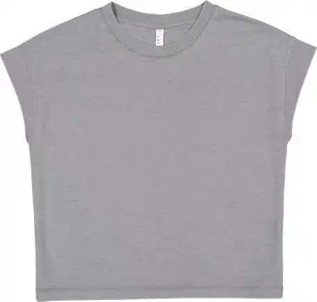 Lat 3502 Women’s Relaxed Vintage Wash Tee - Washed Gray