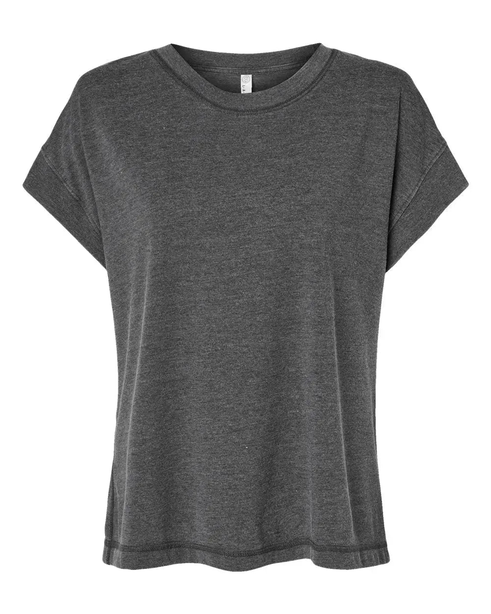Lat 3502l Women’s Relaxed Vintage Wash Tee - 3502 - Washed Black - Ladies s