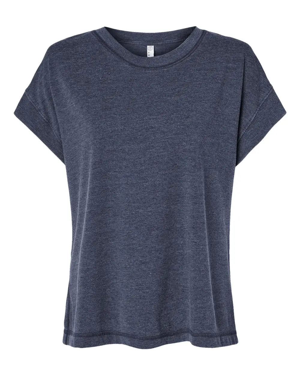 Lat 3502l Women’s Relaxed Vintage Wash Tee - 3502 - Washed Navy - Ladies s