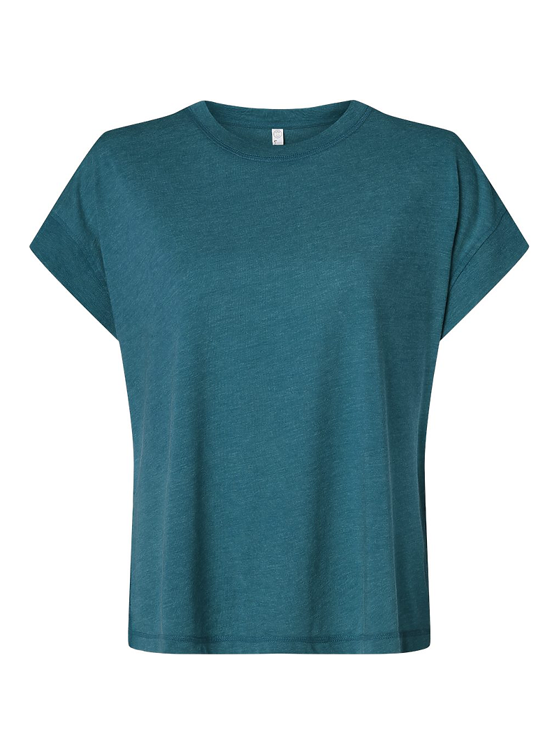 Lat 3502l Women’s Relaxed Vintage Wash Tee - Washed Oceanside