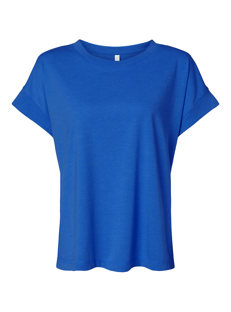 Lat 3502l Women’s Relaxed Vintage Wash Tee - Washed Royal