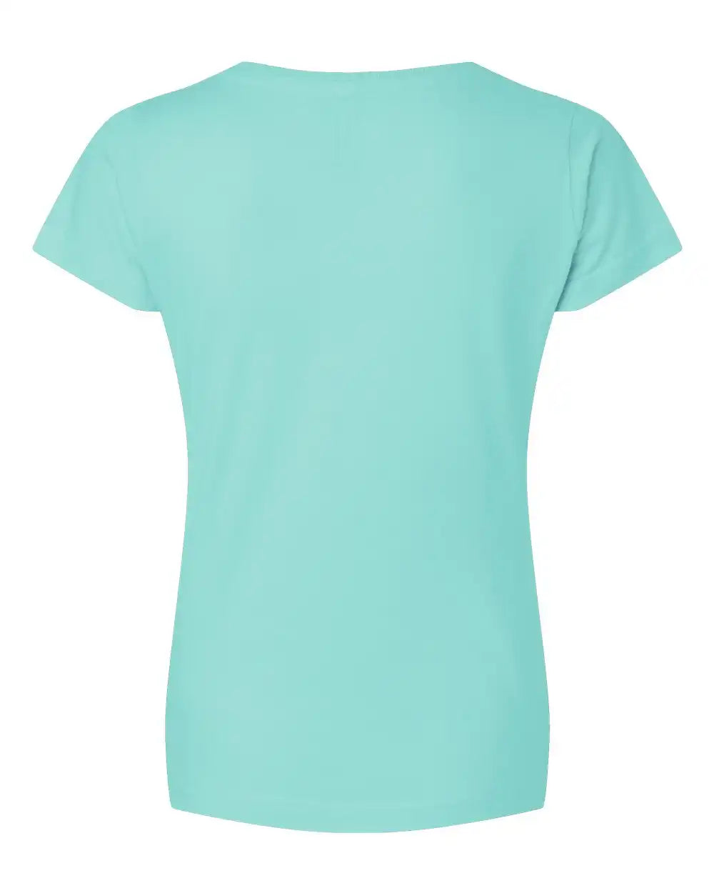 Lat 3507 Women’s Fine Jersey V-neck Tee - Chill - Xs
