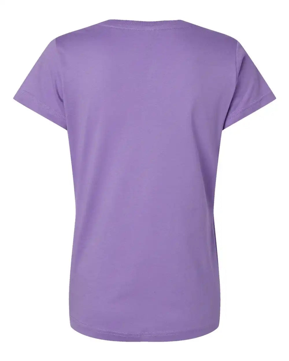 Lat 3507 Women’s Fine Jersey V-neck Tee - Lavender - Xs