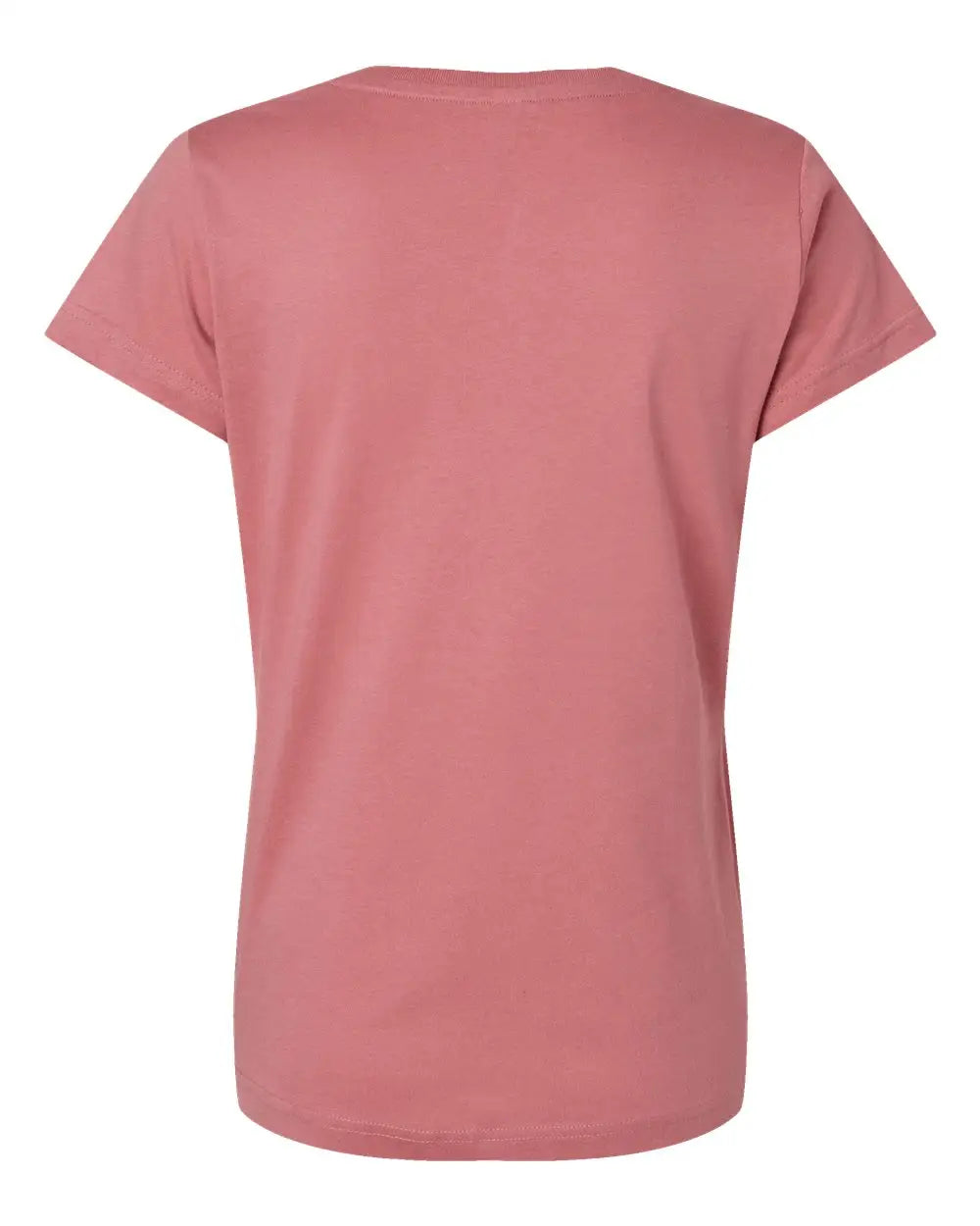 Lat 3507 Women’s Fine Jersey V-neck Tee - Mauvelous - Cardinal / Xs