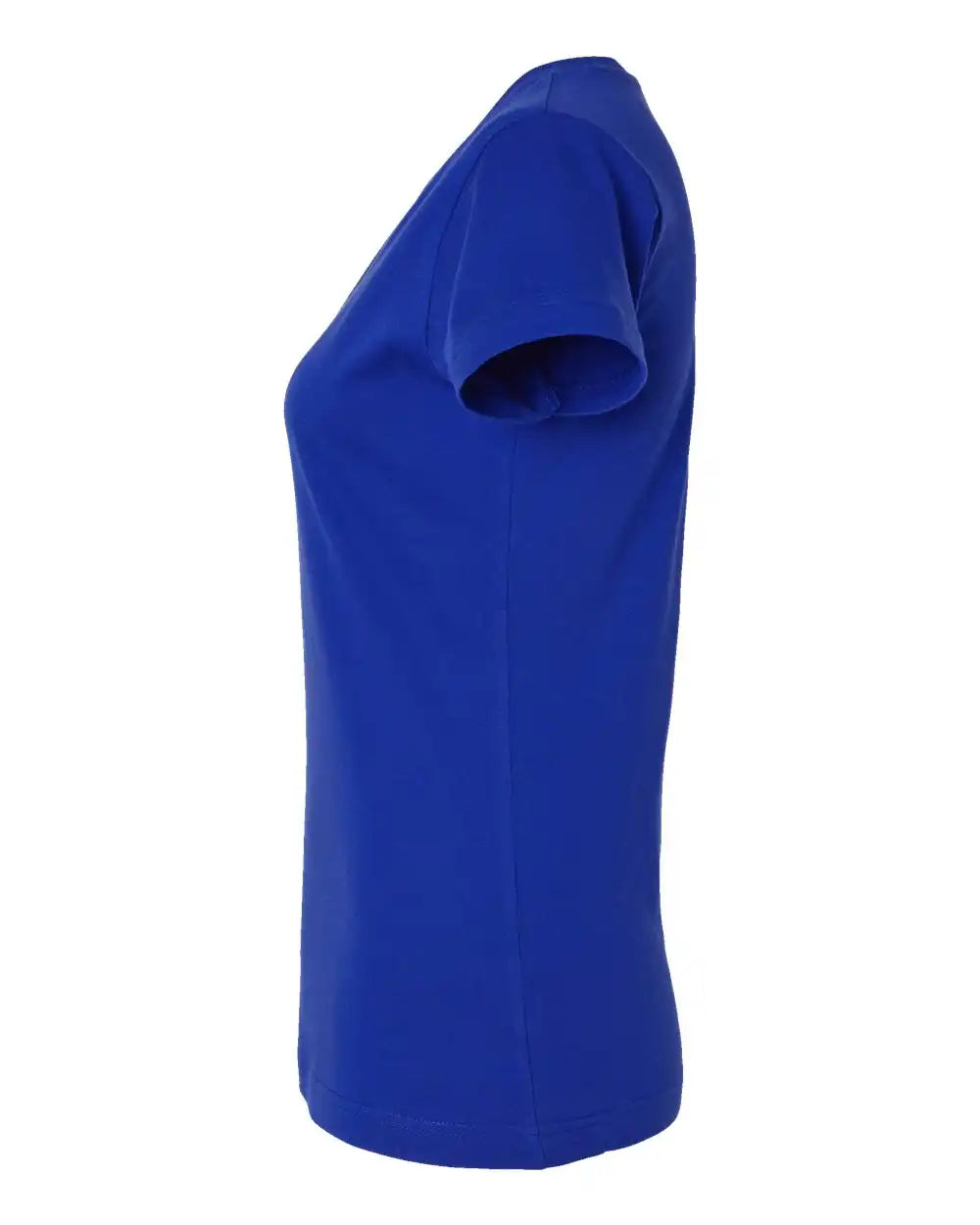 Lat 3507 Women’s Fine Jersey V-neck Tee - Royal