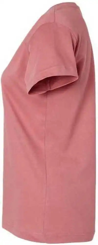 Lat 3507 Women’s v Neck Fine Jersey Tee Mauvelous