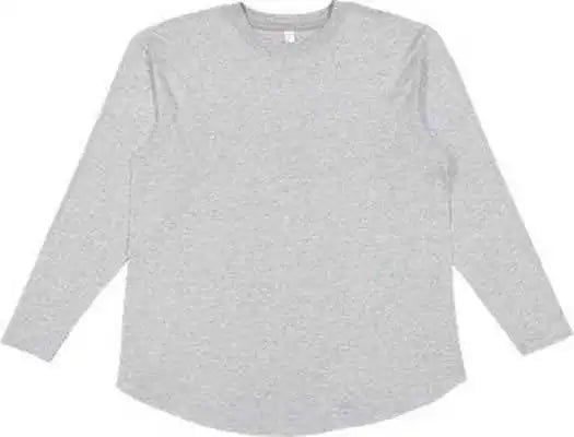 Lat 3508 Ladies’ Relaxed Fine Jersey Long Sleeve Tee - Heather