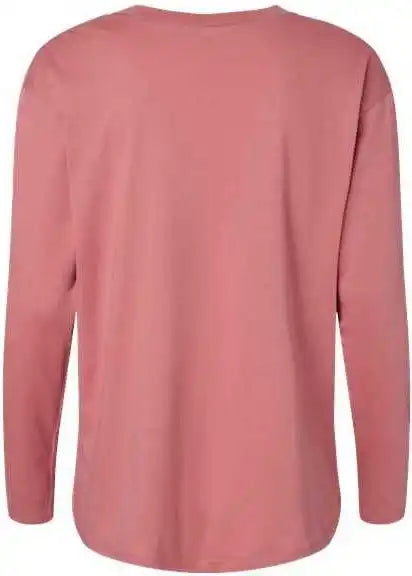 Lat 3508 Ladies’ Relaxed Fine Jersey Long Sleeve Tee Mauvelous
