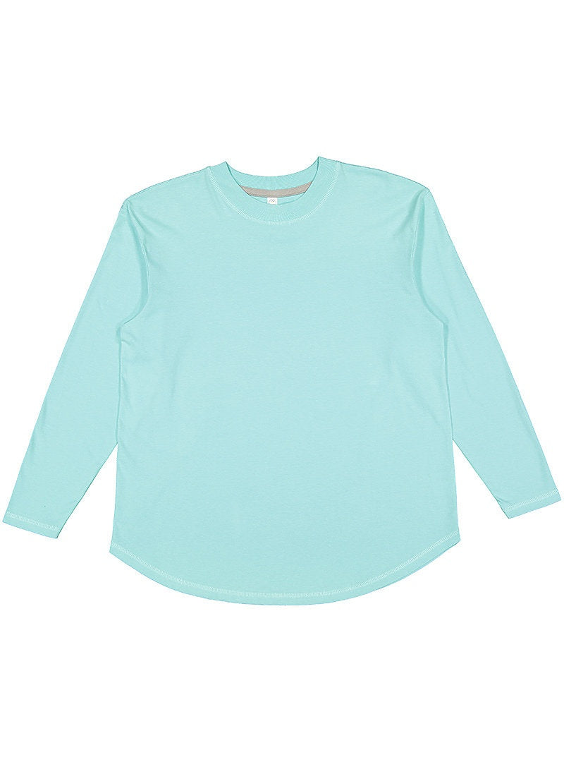 Lat 3508 Women’s Fine Jersey Long Sleeve Tee - Chill