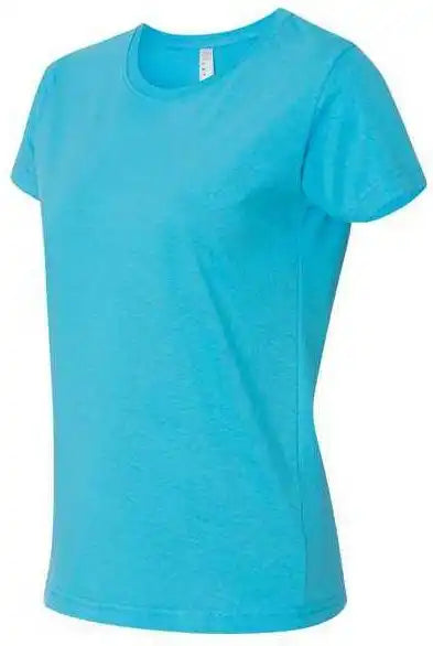 Lat 3516 Women’s Fine Jersey Tee - Aqua