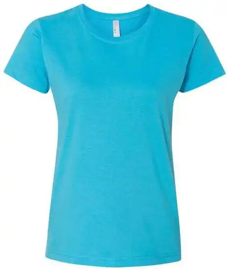 Lat 3516 Women’s Fine Jersey Tee - Aqua