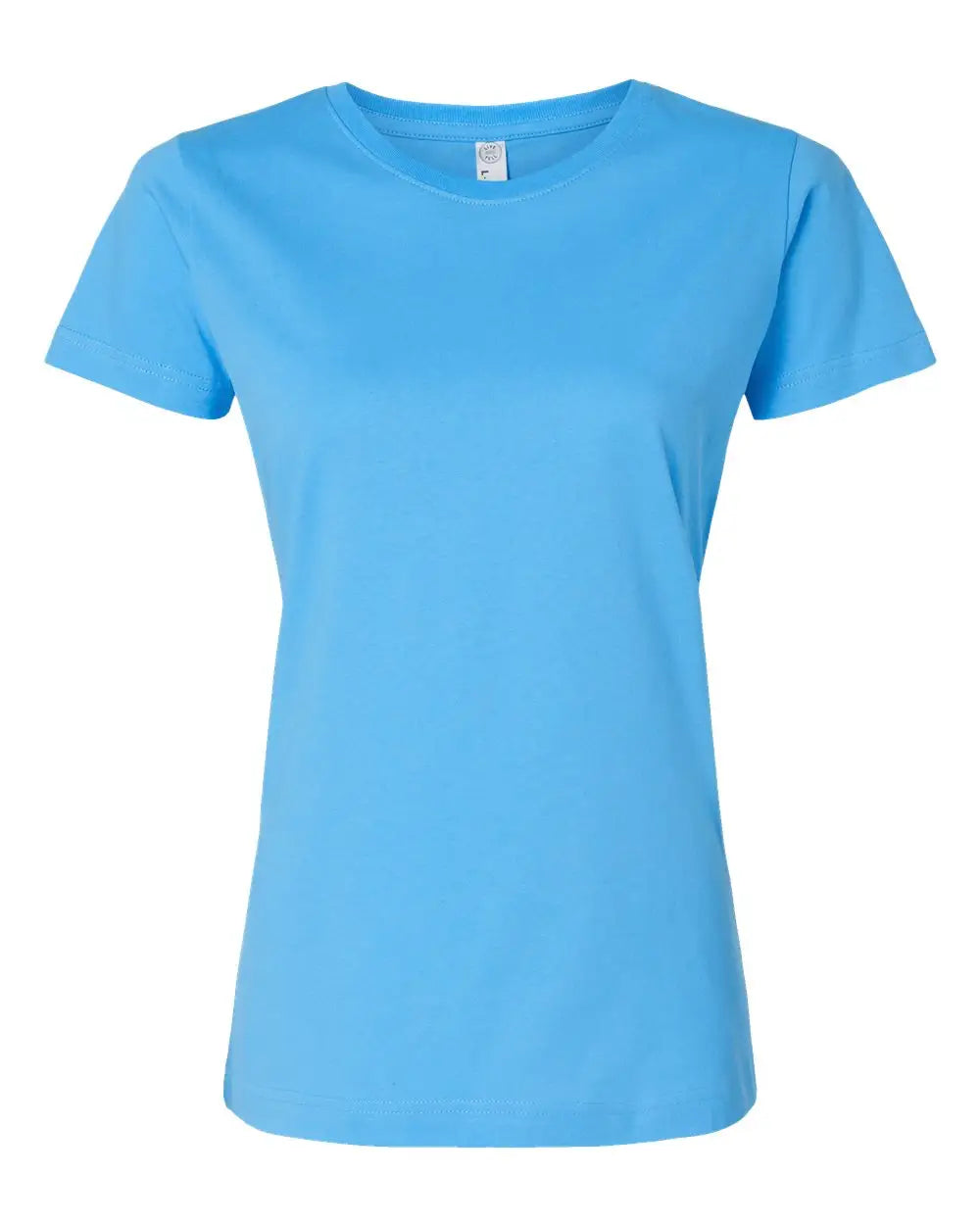 Lat 3516 Women’s Fine Jersey Tee - Aqua - Xs