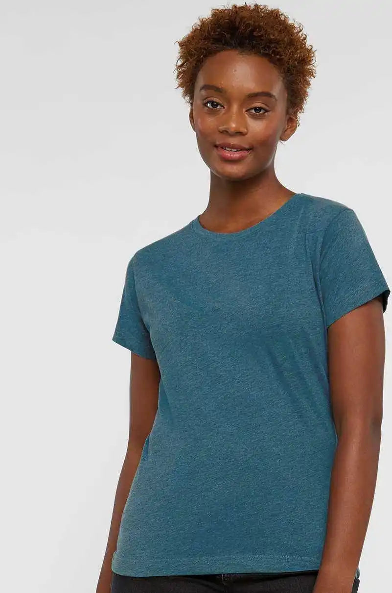 Lat 3516 Women’s Fine Jersey Tee - Bermuda Blackout