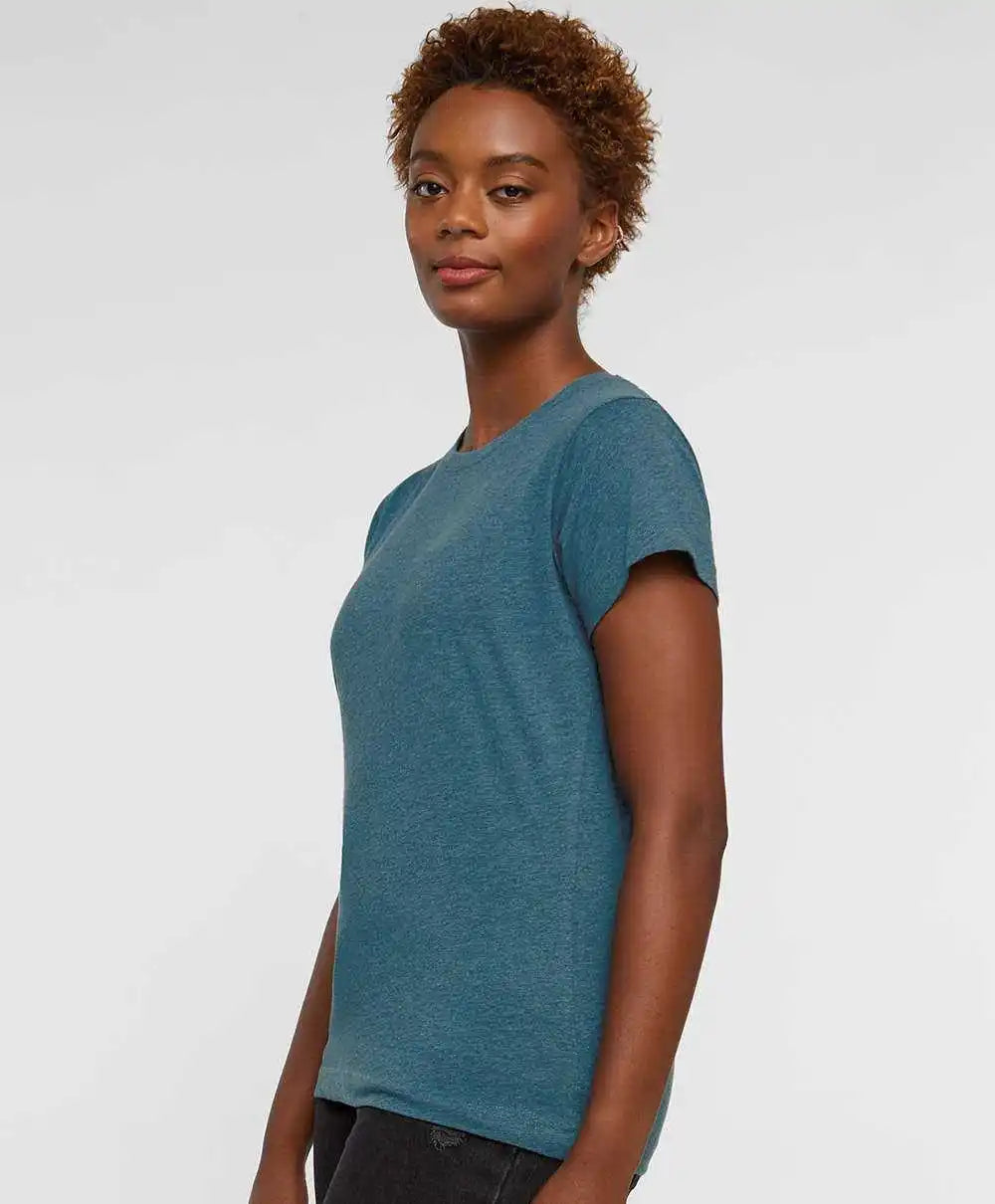 Lat 3516 Women’s Fine Jersey Tee - Bermuda Blackout