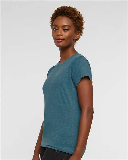 Lat 3516 Women’s Fine Jersey Tee - Bermuda Blackout