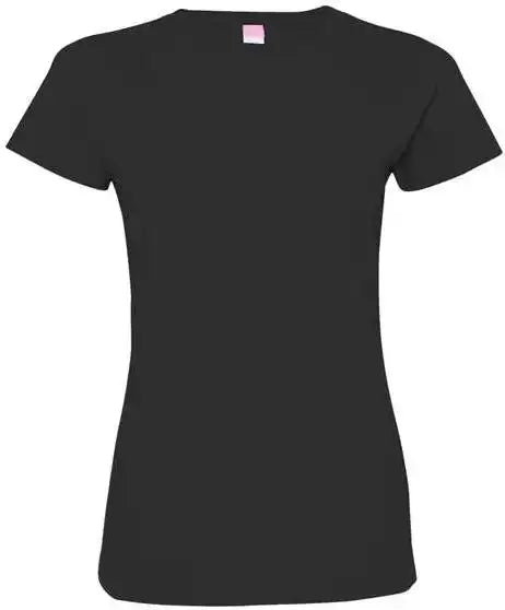 Lat 3516 Women’s Fine Jersey Tee Black