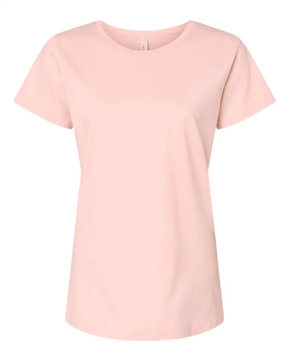 Lat 3516 Women’s Fine Jersey Tee - Blush - Xs