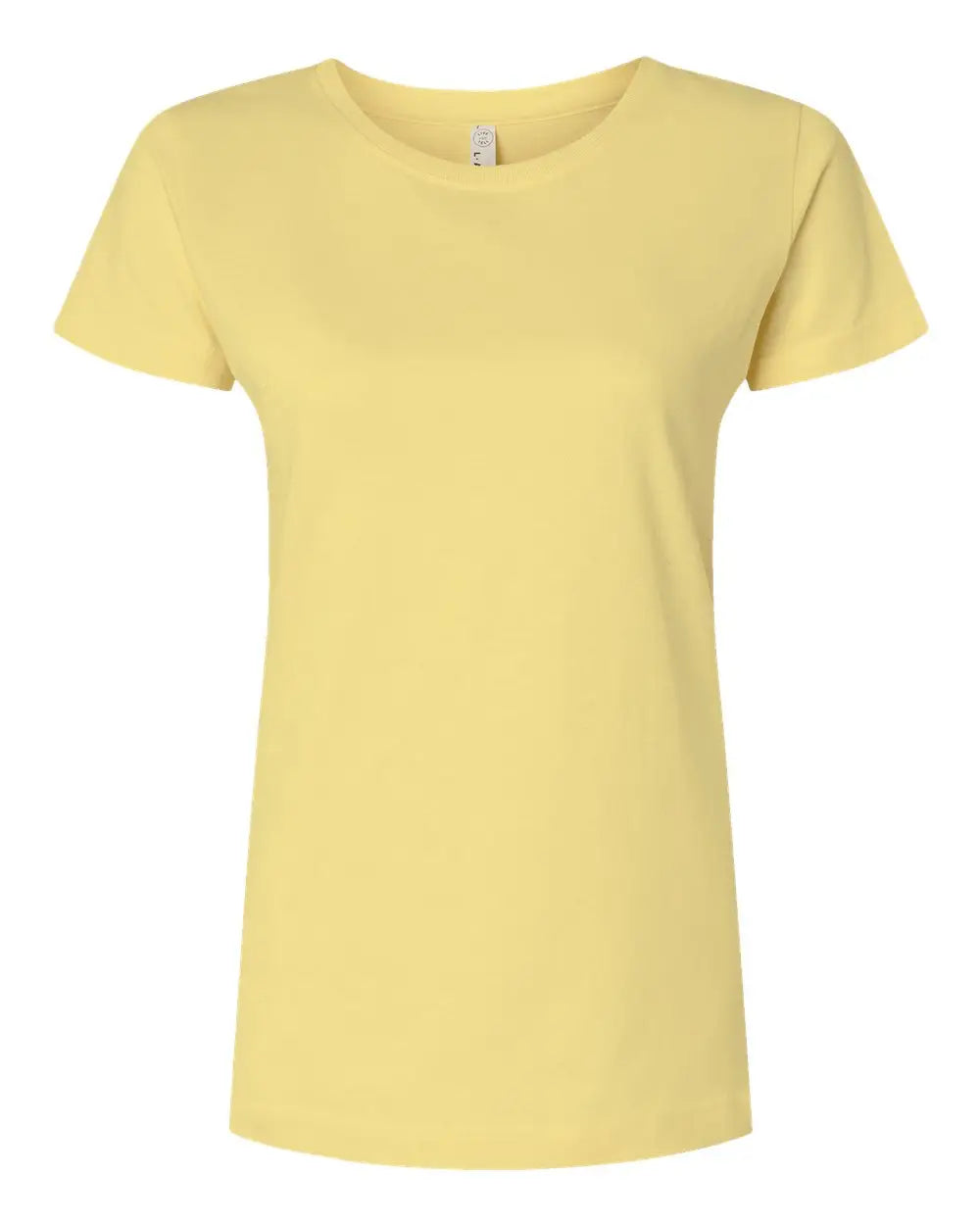 Lat 3516 Women’s Fine Jersey Tee - Butter - Yellow / Xs