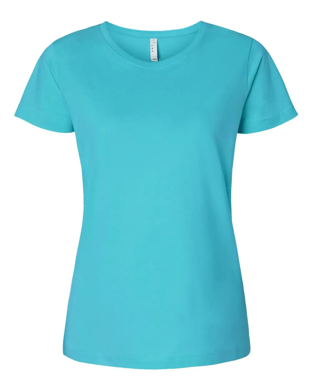 Lat 3516 Women’s Fine Jersey Tee - Caribbean - Marlin Teal / Xs