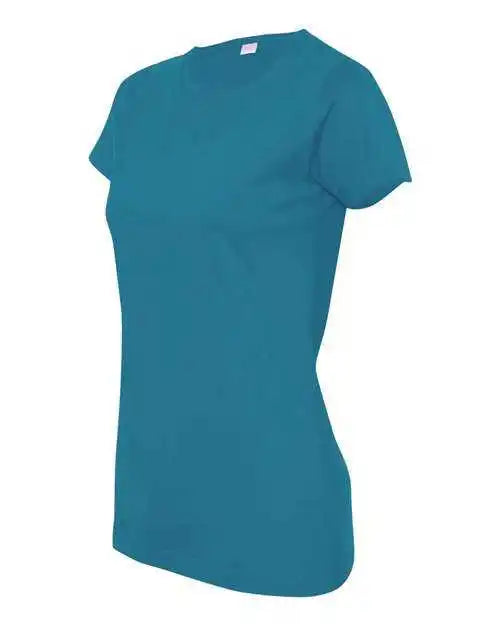 Lat 3516 Women’s Fine Jersey Tee Cobalt