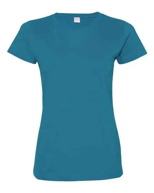 Lat 3516 Women’s Fine Jersey Tee Cobalt