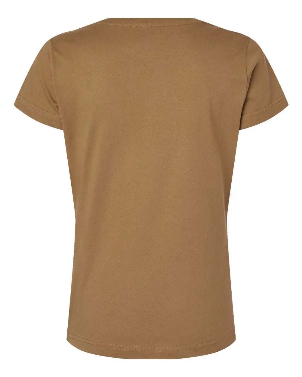 Lat 3516 Women’s Fine Jersey Tee - Coyote Brown
